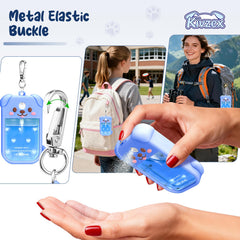 Kivzex étui chien Touchland charme-slot bleu, personnalisation possible