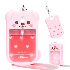 Kivzex étui silicone chien Touchland rose, protection douce et accès rapide.