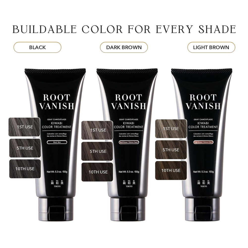 KIWABI gloss gris fin et doux – fini lustré et naturel.