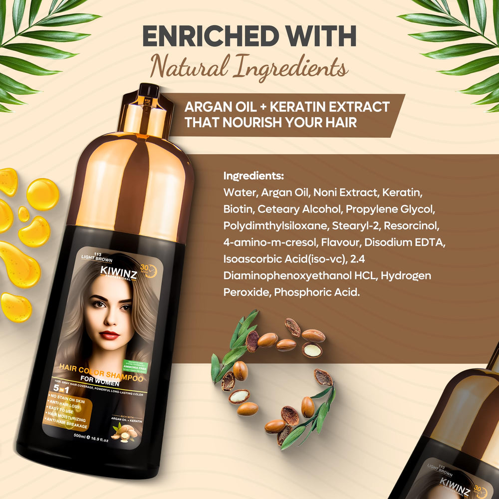 Kiwinz Professional ammonia-free label emphasizes gentler dye experience