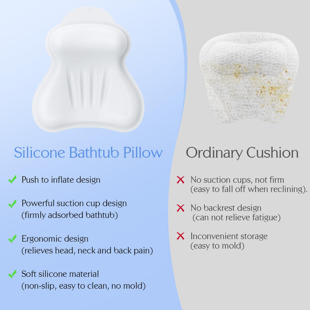 Nettoyage rapide de l'oreiller bain kixcvdm après utilisation.