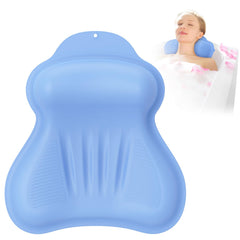 Oreiller bain silicone bleu kixcvdm avec airbag 4D pour le soutien de la tête