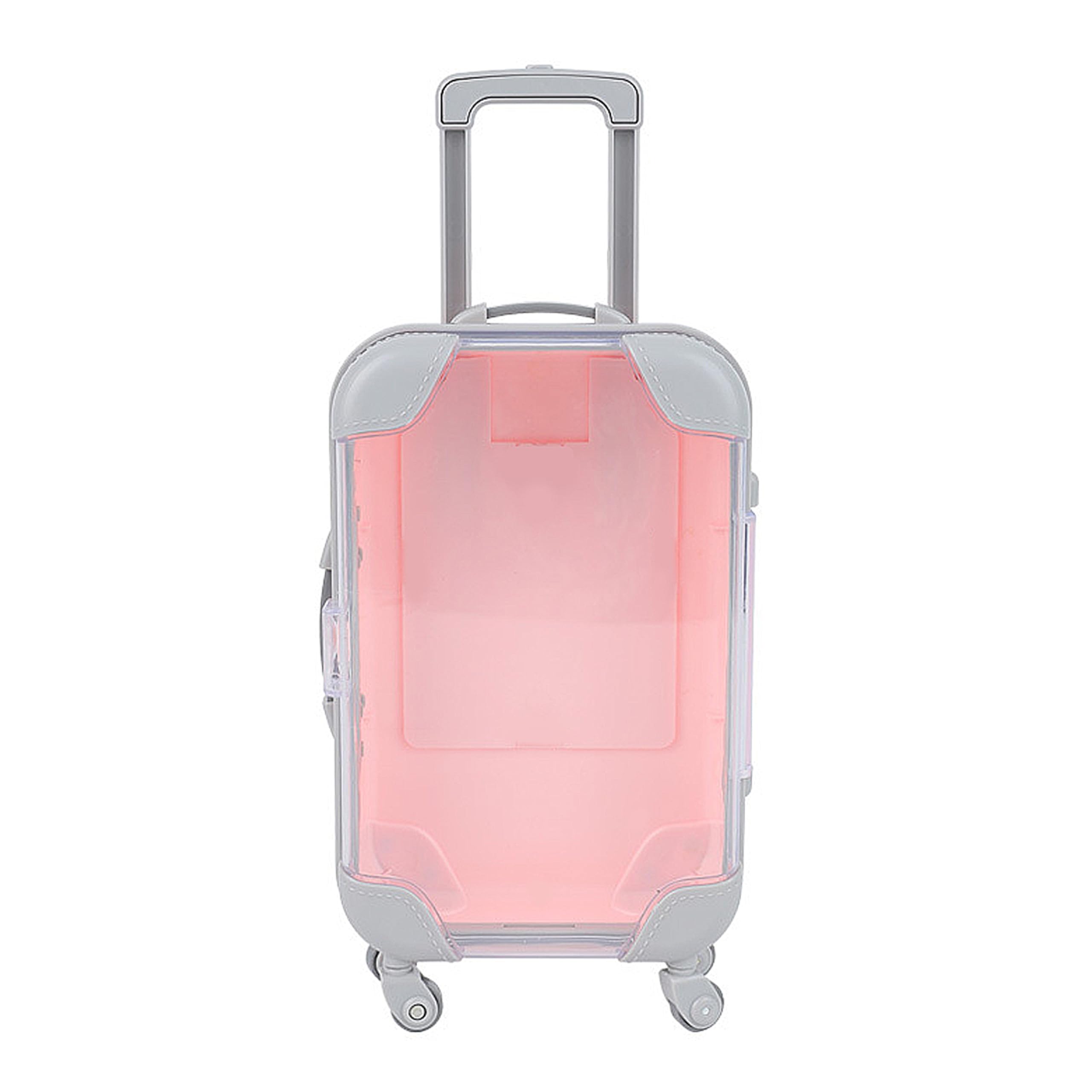 Kiyza boîtier faux cils rose, protection des cils délicats en voyage