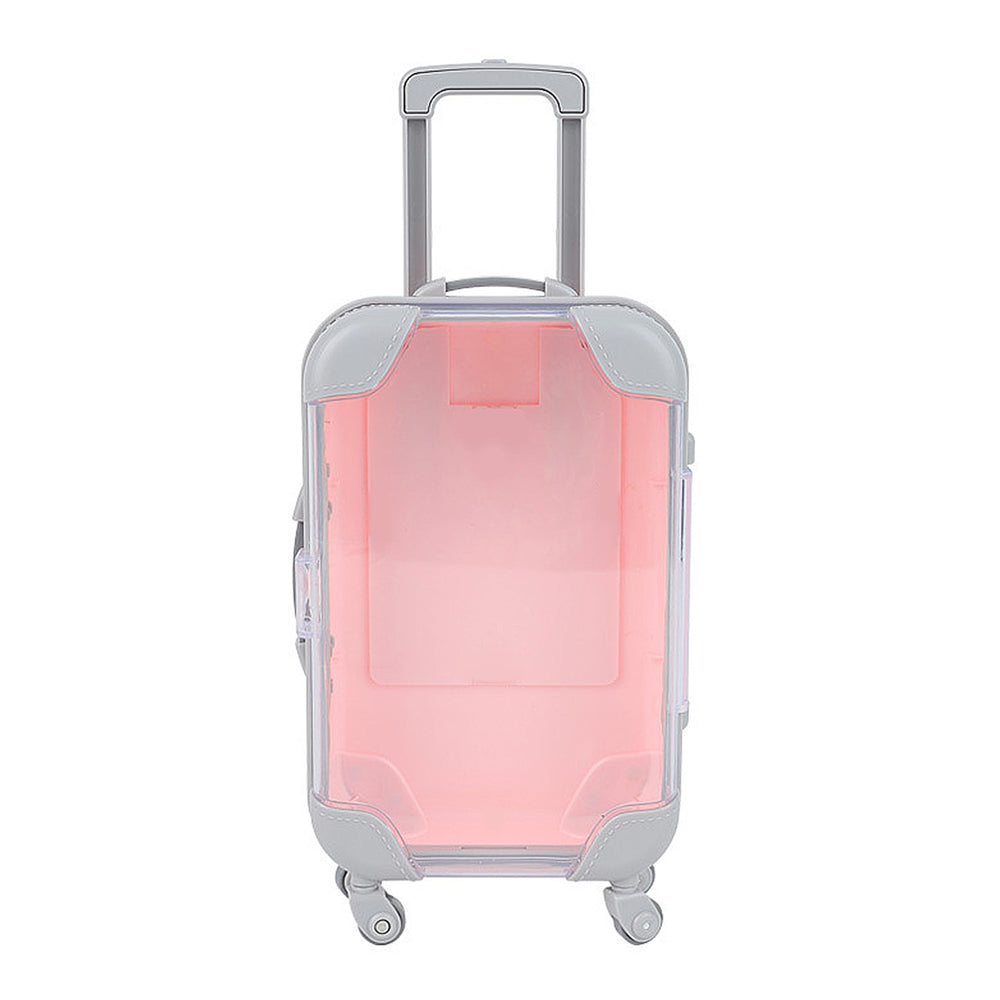 Kiyza boîtier faux cils rose, protection des cils délicats en voyage