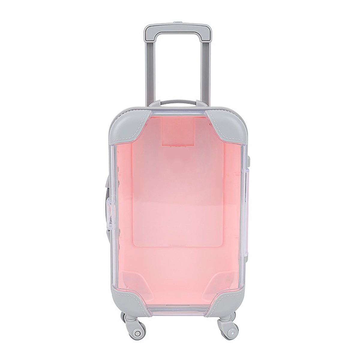 Kiyza boîtier faux cils rose, protection des cils délicats en voyage