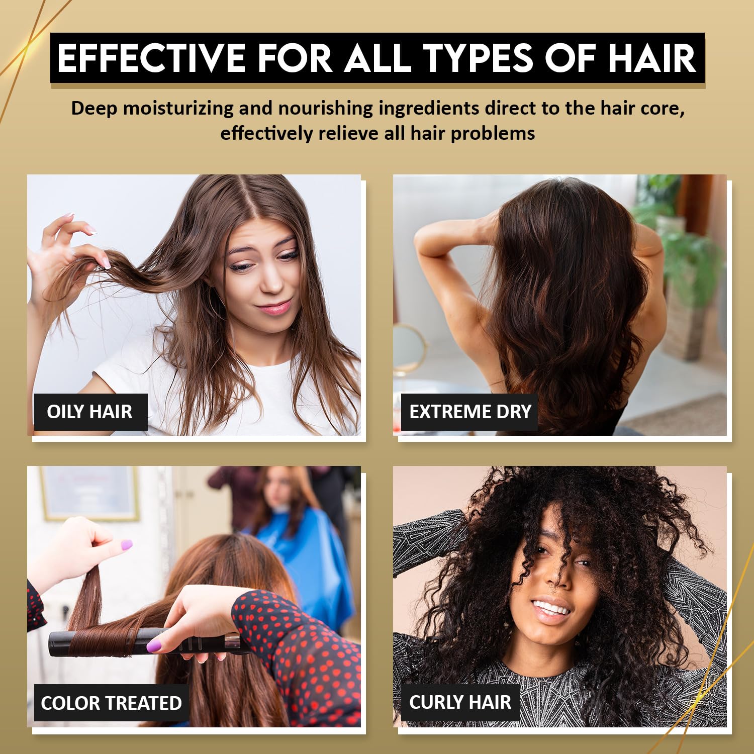 Hydratation et brillance améliorées grâce à KizaiaCare pour cheveux définis