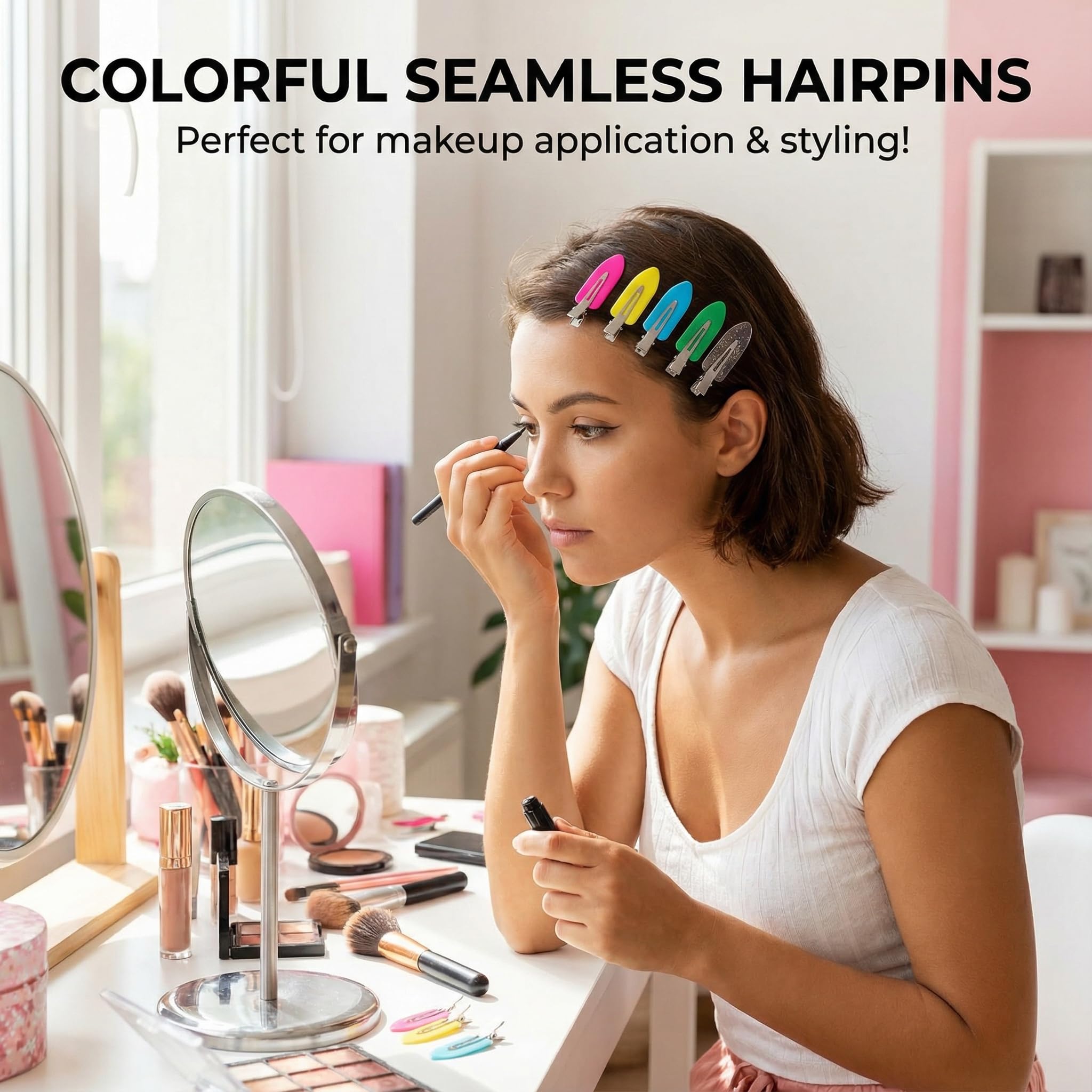 Pinces KJML DIY colorées, 20 couleurs pour varier le style.