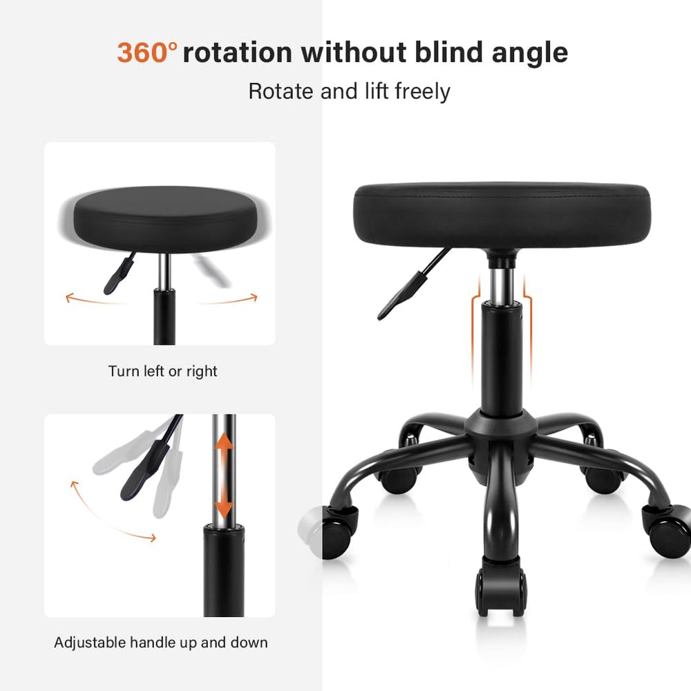 Tabouret KKTONER spa et salon, parfait pour soins et maquillage.