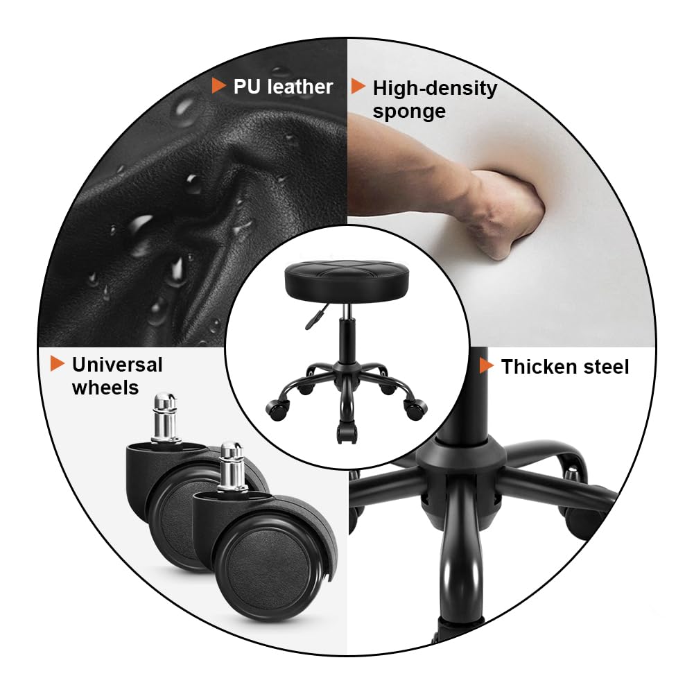 Tabouret KKTONER polyvalent — idéal en salon, spa et atelier esthétique.