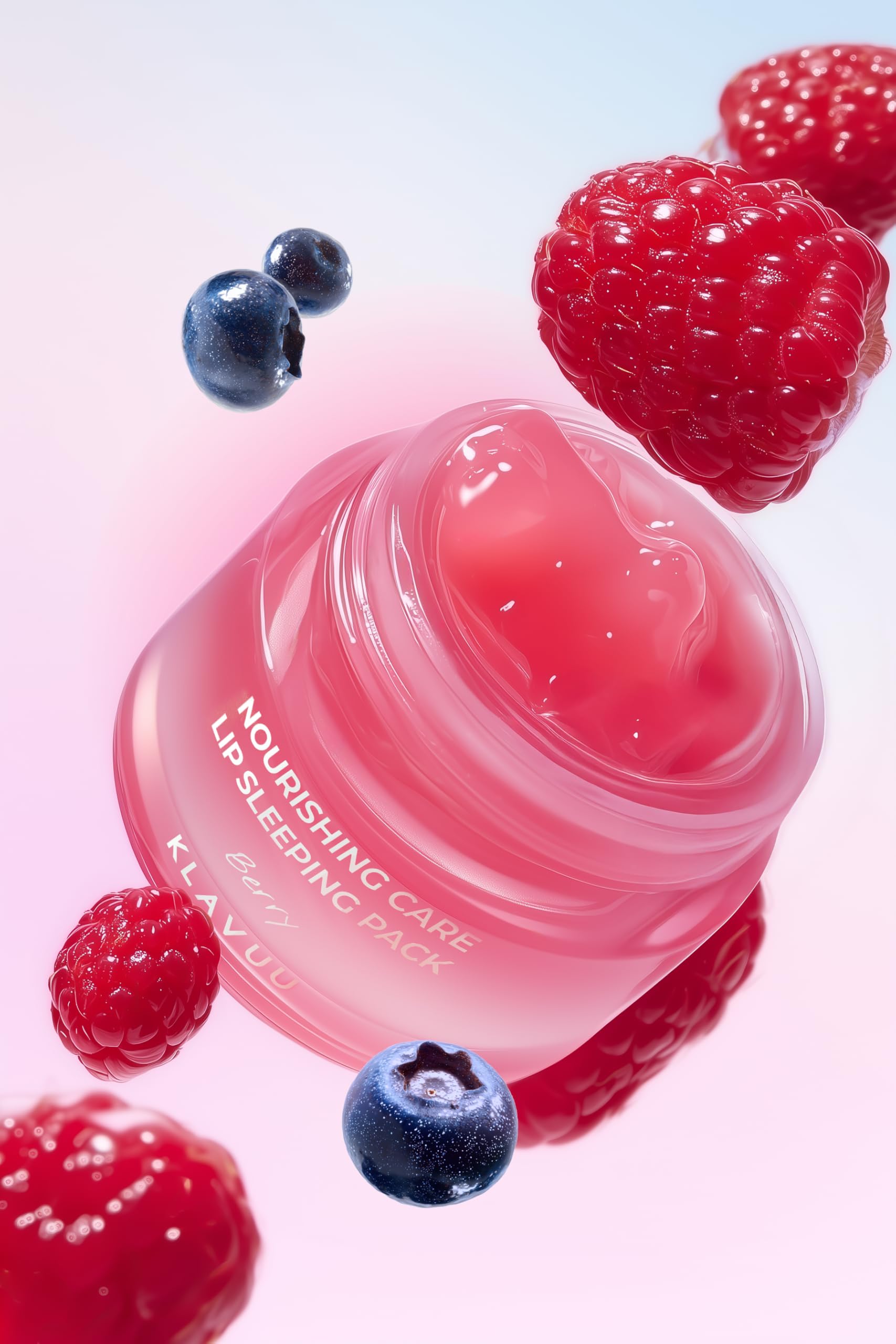 KLAVUU masque lèvres nuit, texture onctueuse prête à être appliquée