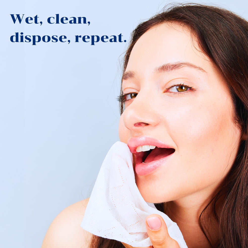 Kleany lingettes comprimées démaquillage doux en déplacement.
