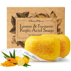 KlearBloom savon citron-curcuma: éclat et teint uniforme après utilisation régulière