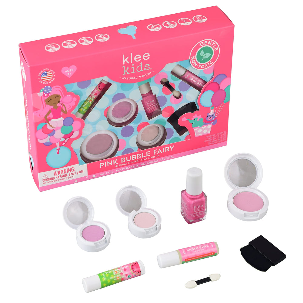 Ombre Pink Bubbles de Klee Naturals pour un regard scintillant doux