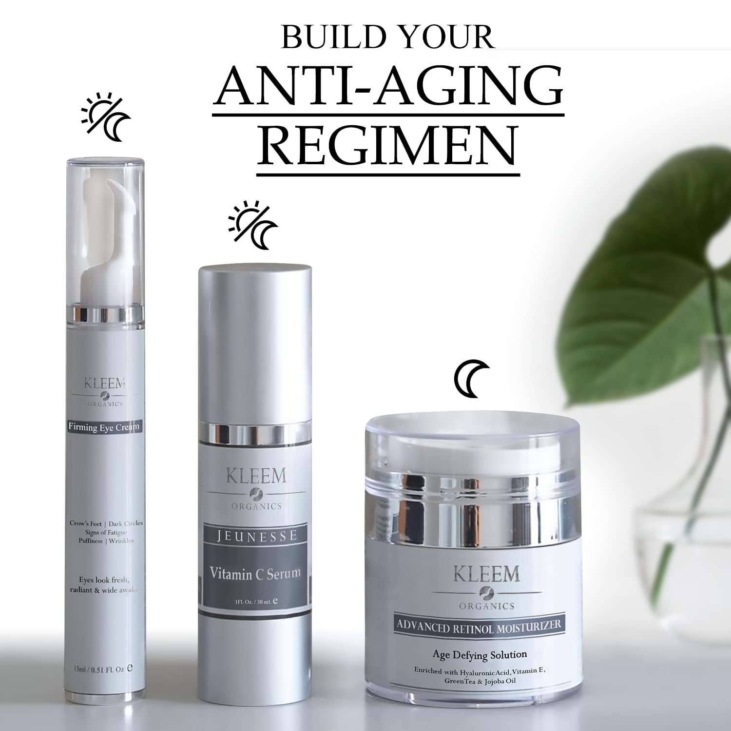 Kleem Organics sérum vitamine C, vegan et fabriqué aux États‑Unis