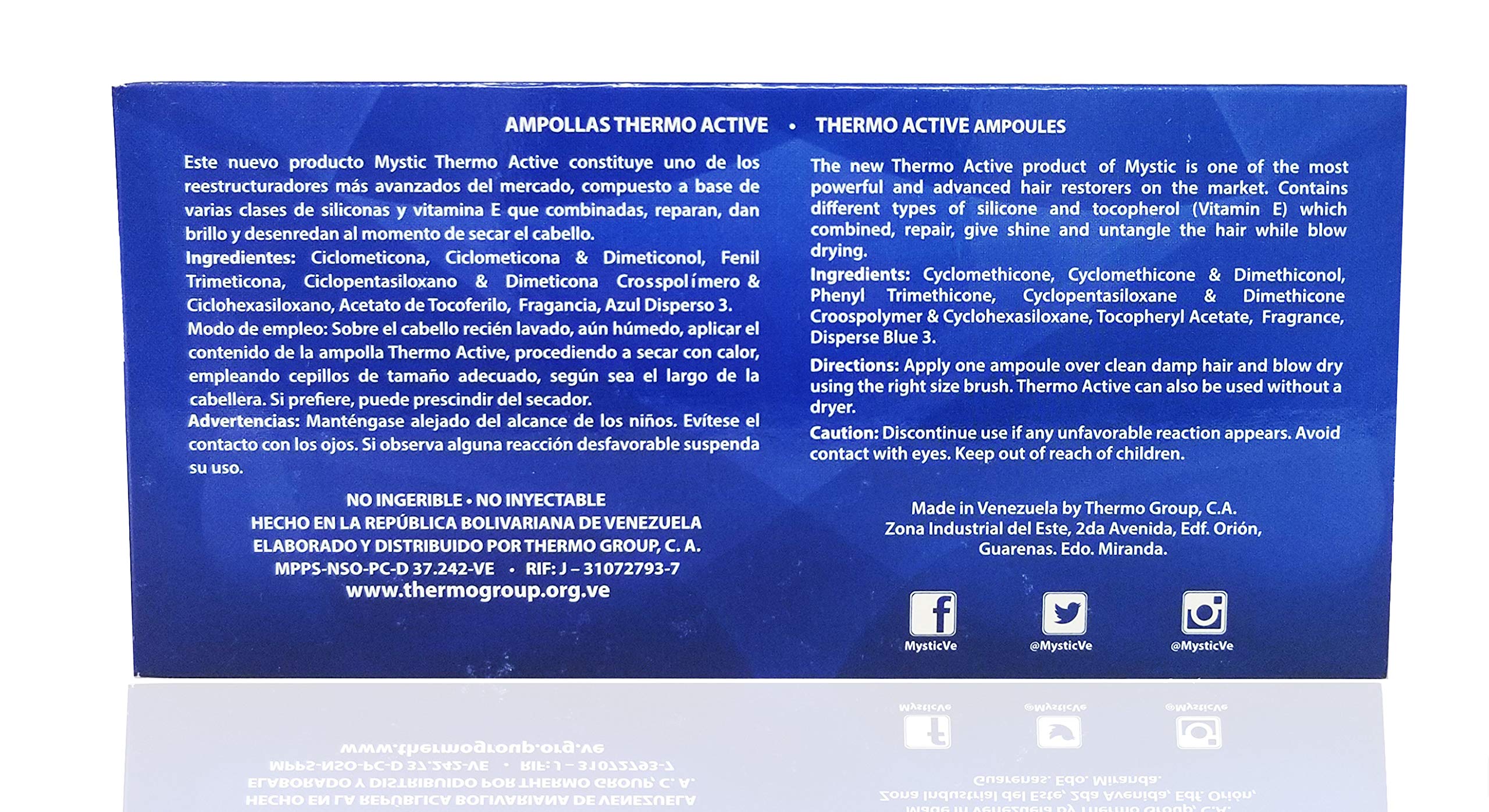 Kleravitex Mystic Thermo Active ampoule montrant une brillance éclatante après utilisation.