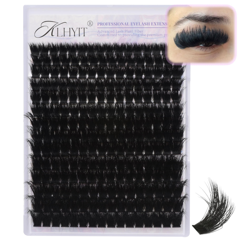 KLHYIT 200D, lots de cils 12-20mm, volume dense et naturel.