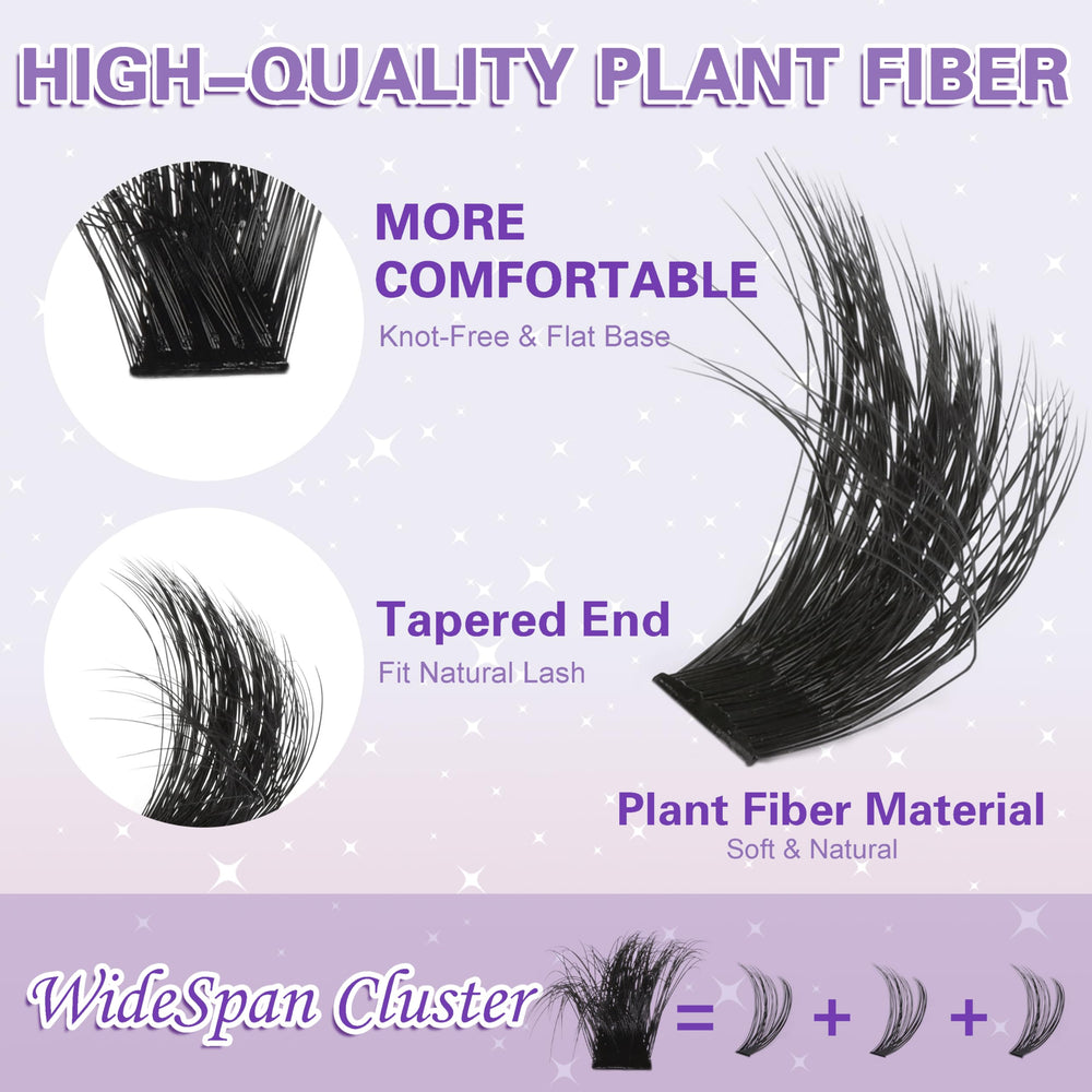 KLHYIT fibres végétales douces offrent un confort léger pour yeux sensibles.