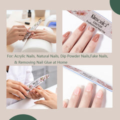 Lime Klimonla florale 100 grains pour structurer les contours des ongles.