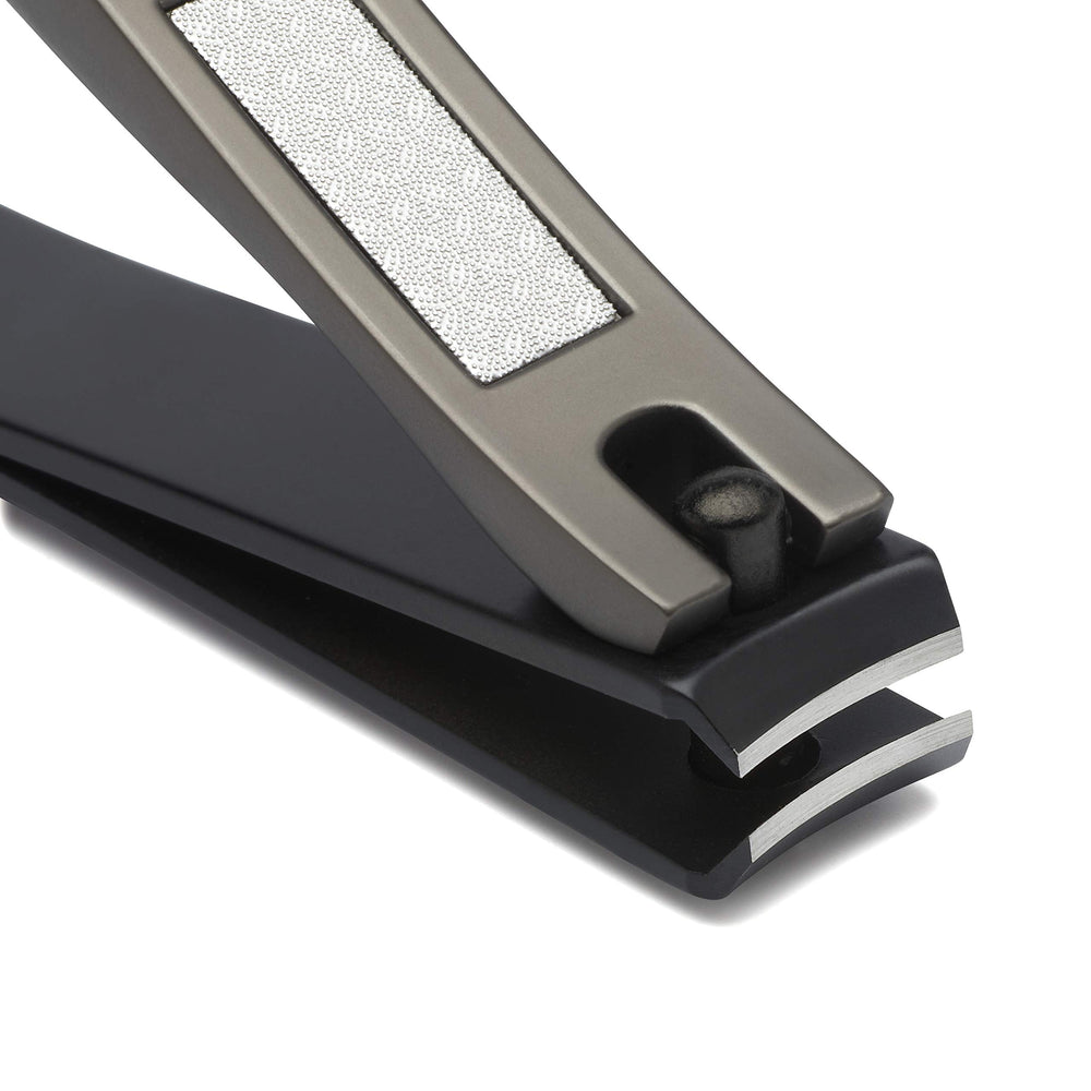 KLIPP ciseaux d'ongles durables noir mat: cadeau élégant.