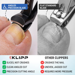 KLIPP ciseaux à ongles, poignée longue ergonomique pour une utilisation sans effort.