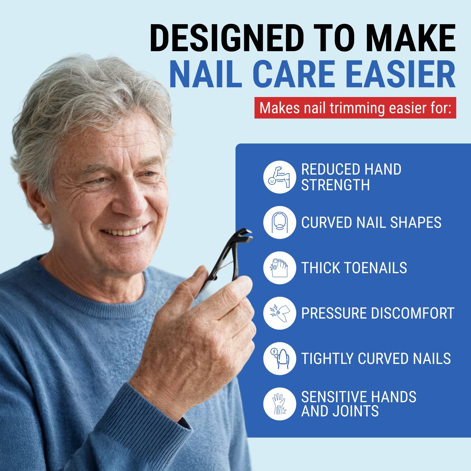 KLIPP ciseaux à ongles avec système collecteur pour un nettoyage facile.