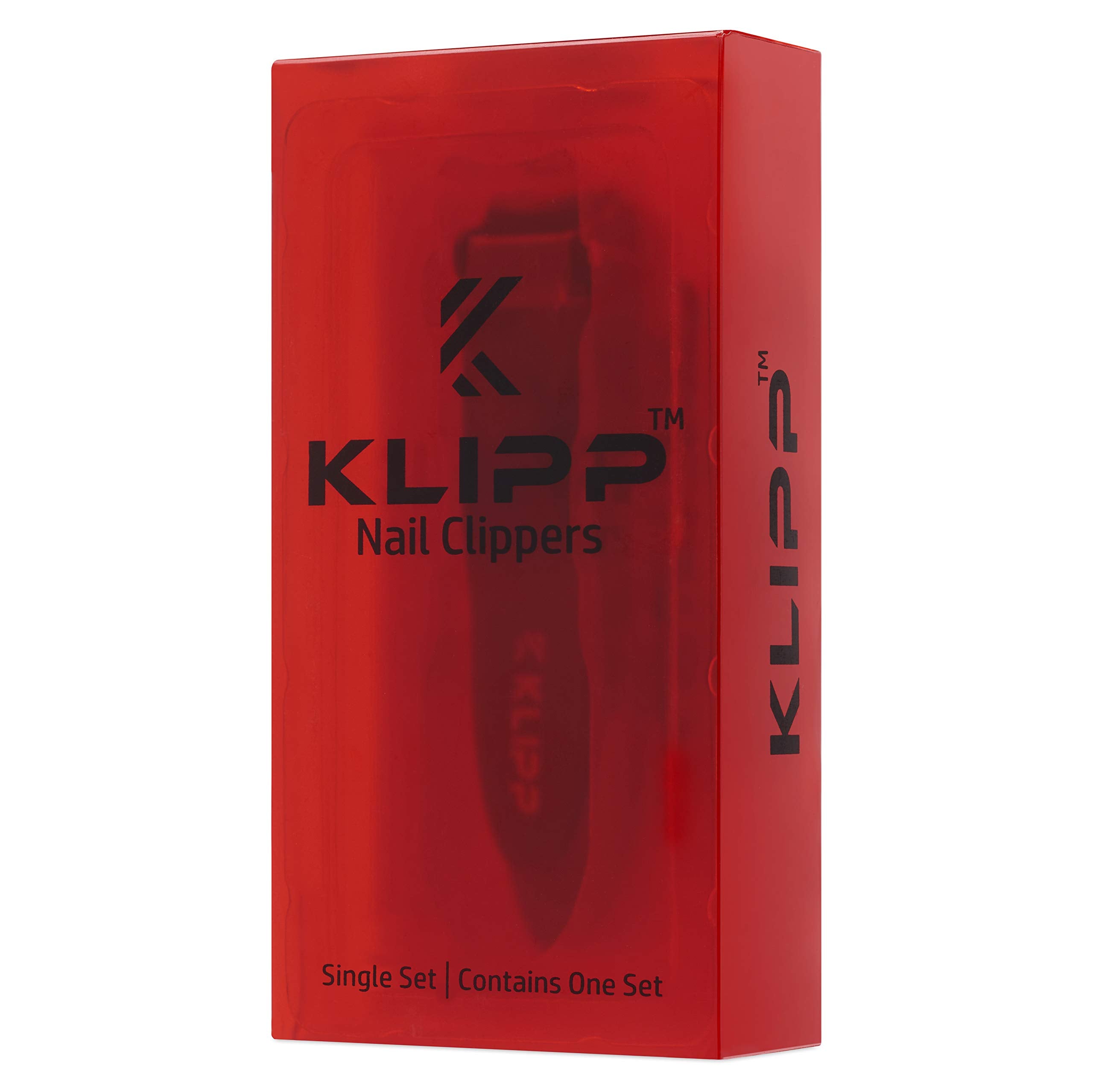 KLIPP Coupe-ongles homme etui-zippe: étui zippé inclus pour voyage et hygiène.