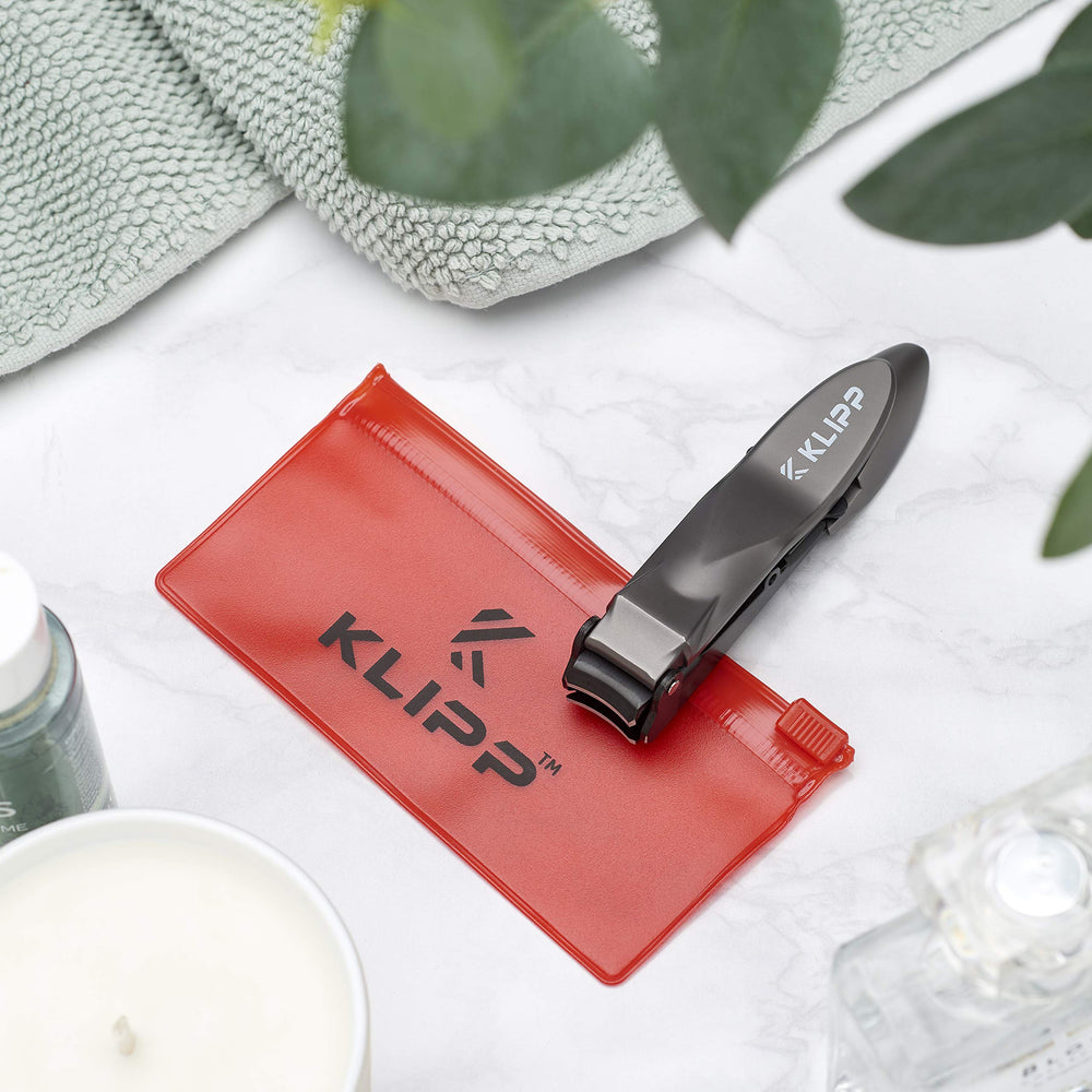 KLIPP Coupe-ongles homme prise-ergonomique: levier puissant pour ongles épais.