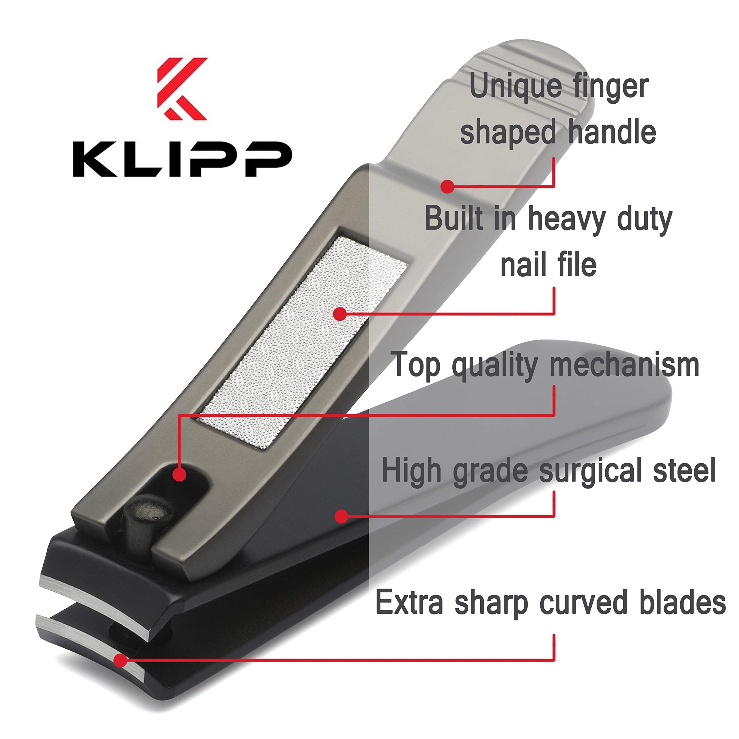 KLIPP utilisation quotidienne: coupe rapide et hygiénique.