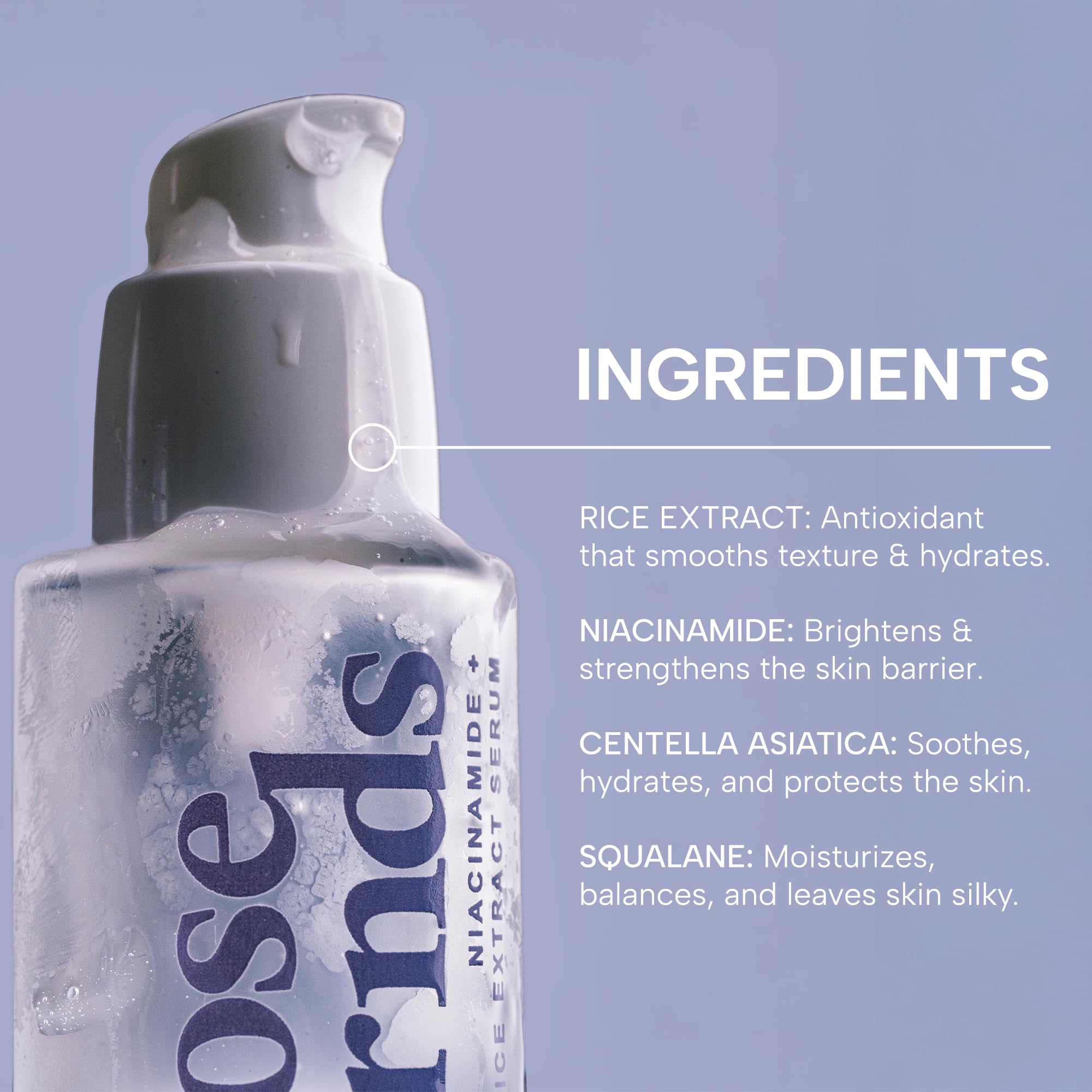 KLOSE FRNDS Ingrédients issus de l’héritage, alliance naturelle pour la peau.