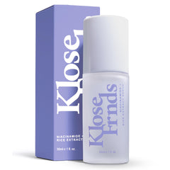 KLOSE FRNDS Sérum Niacinamide et Riz dans une bouteille, hydratation légère et éclat.