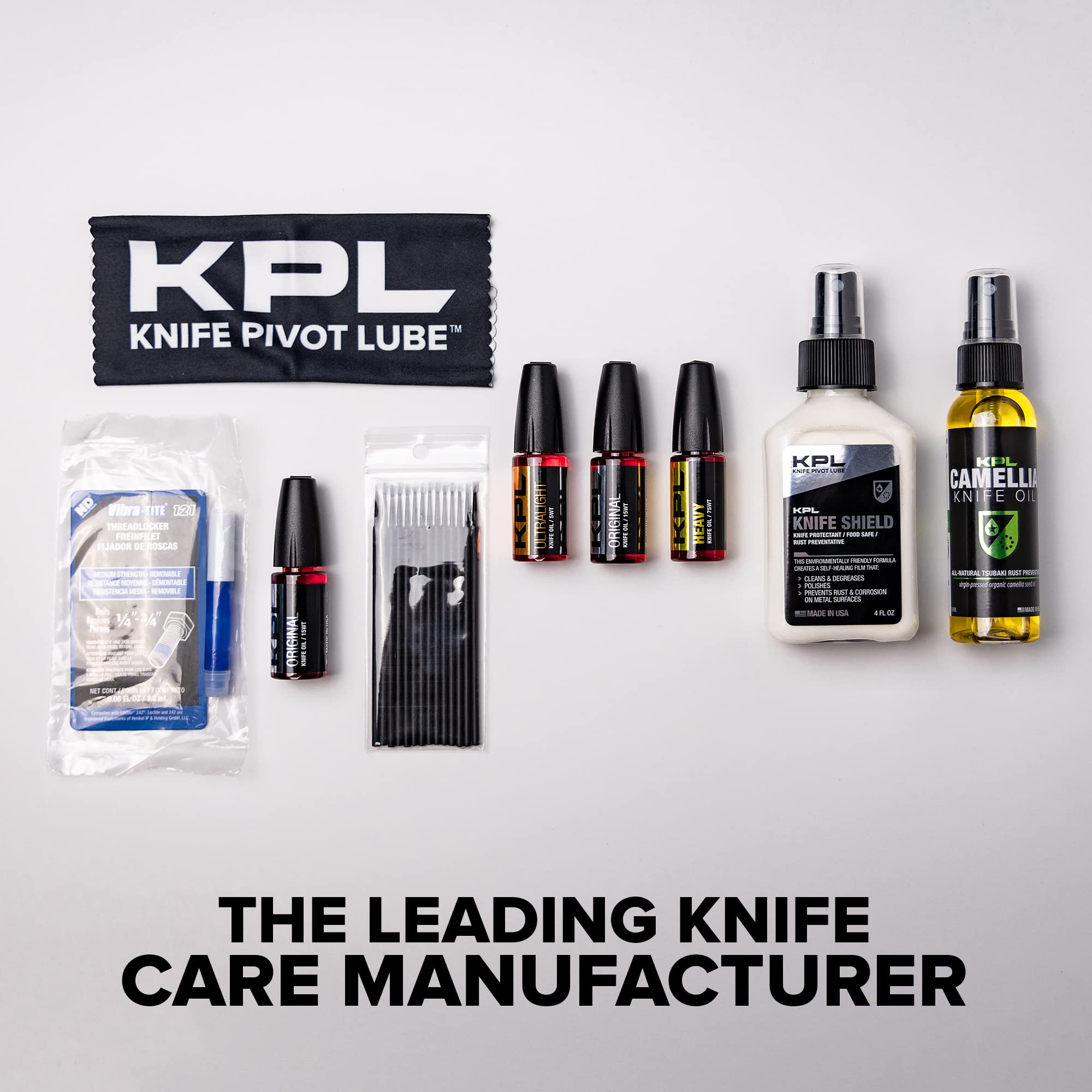 Knife Pivot Lube : lot de 50 tampons réutilisables pour l’entretien régulier.