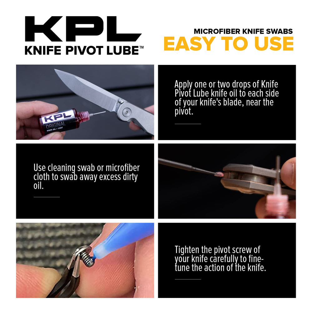 Knife Pivot Lube : protection des roulements et paliers contre la corrosion.