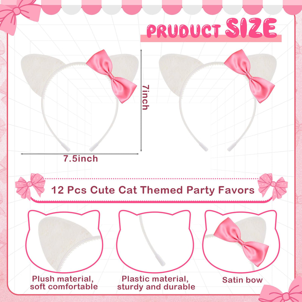 Knitgrip oreille-chat peluche rose en gros plan, toucher doux