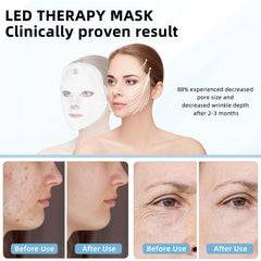 Masque knknn avec contrôle tactile et 8 modes pour le visage