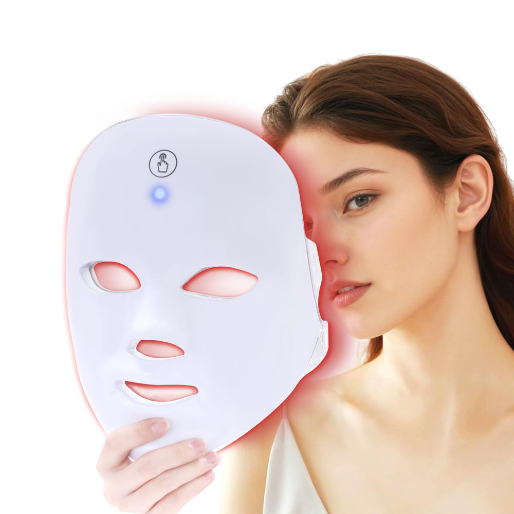 Masque knknn pour le visage, thérapie lumière rouge, revitalise la peau