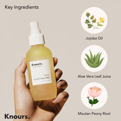 Knours huile jojoba naturelle nourrit et équilibre la peau.