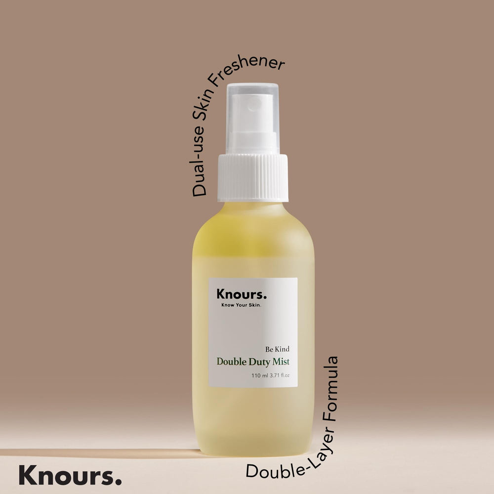 Knours spray hydratant, idéal pour peau sensible ou mixte.