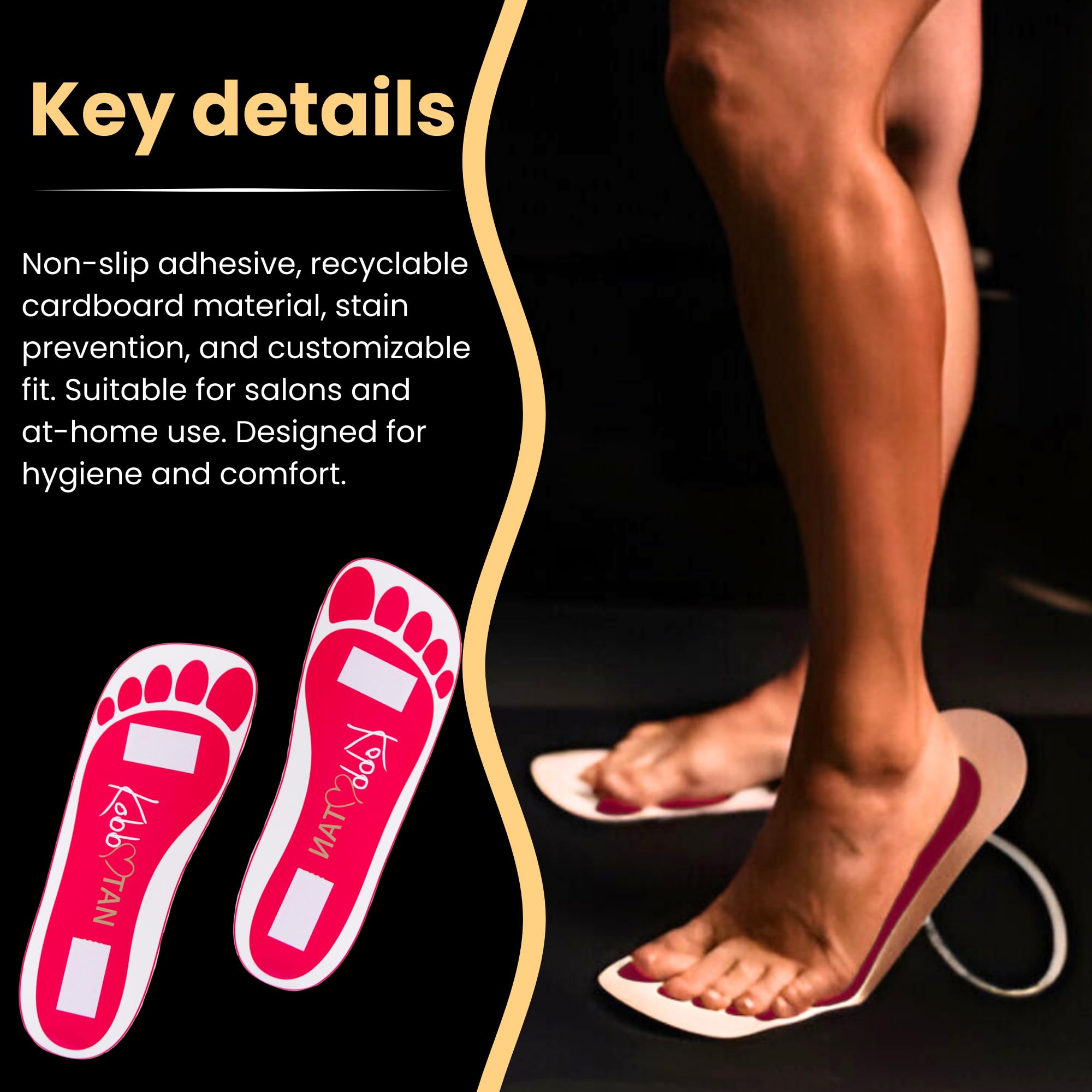 KOBBTAN packs-25-paires offre 50 pieds protégés