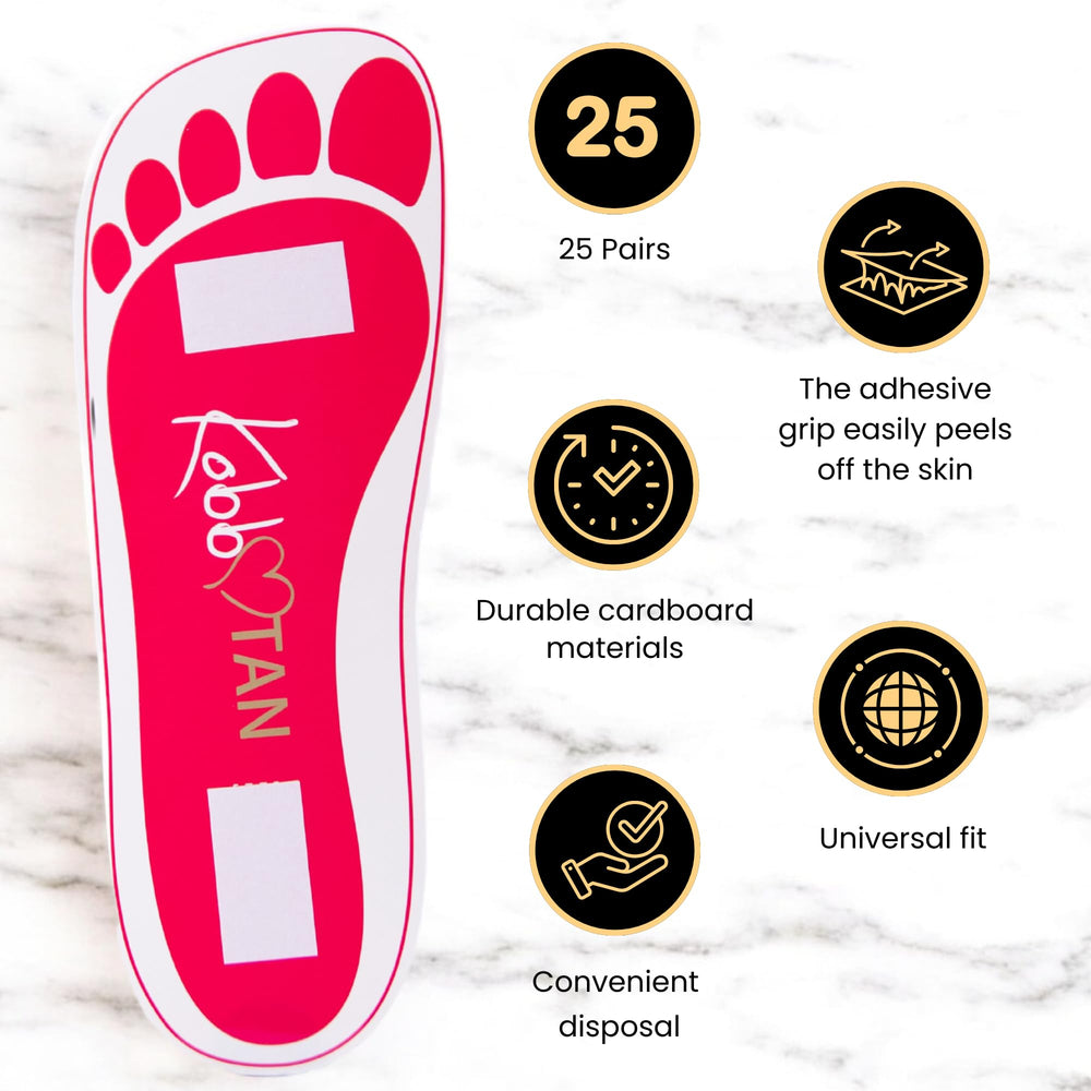 KOBBTAN pieds-application-rapide facilite l’installation avant le bronzage