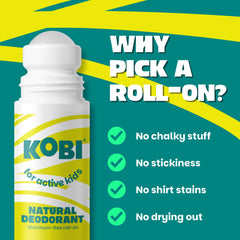 Formule douce de Kobi, sans irritations, adaptée à la peau sensible.