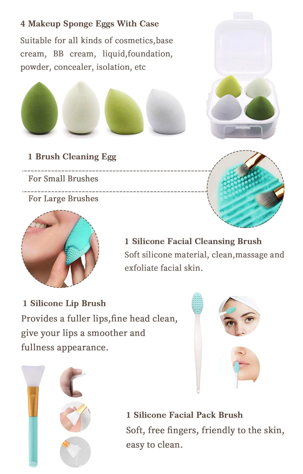 Nettoyage pinceaux Koccido: brosse et silicone pour un entretien simple.