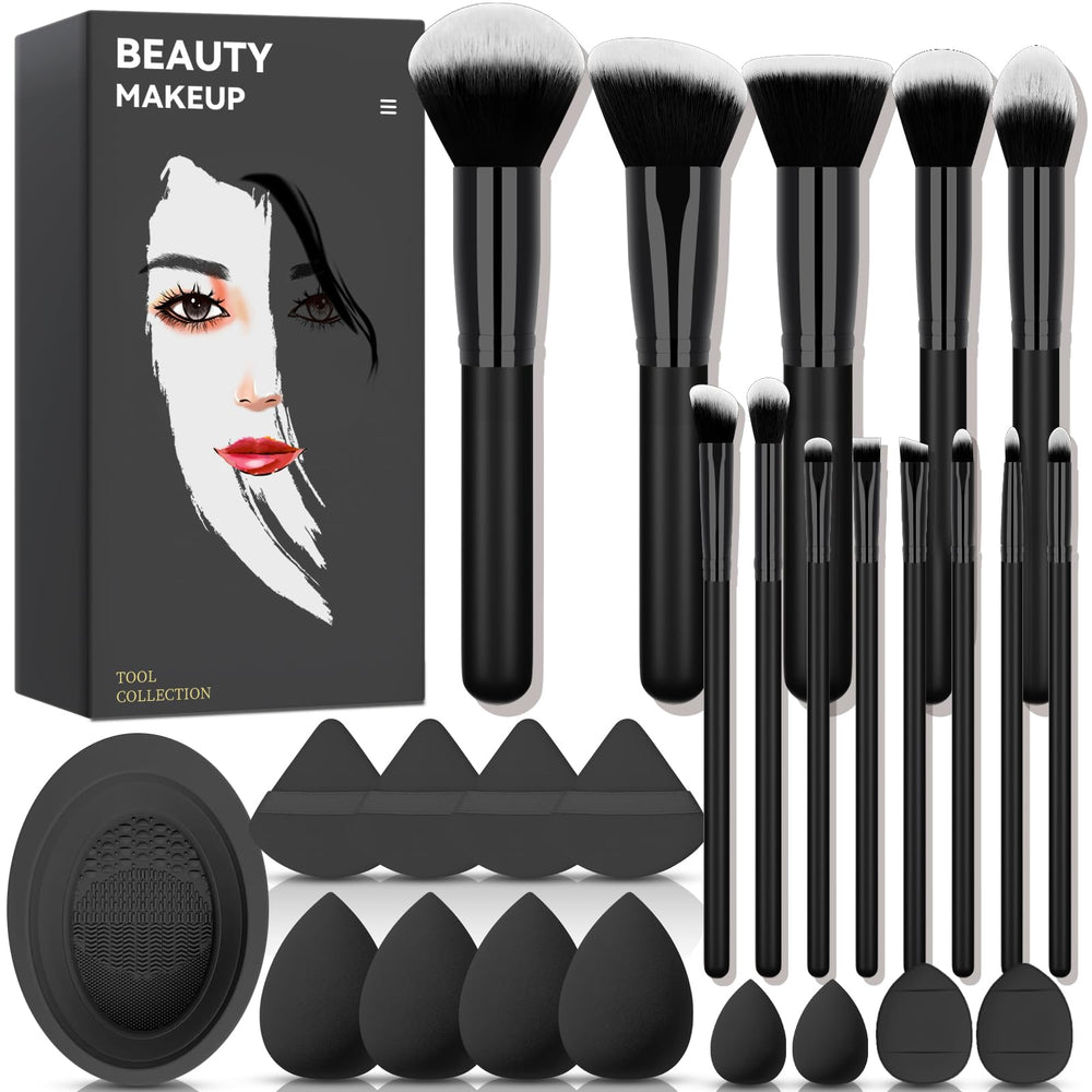 Koccido ensemble pinceaux maquillage 26 pièces pour une application précise et uniforme.