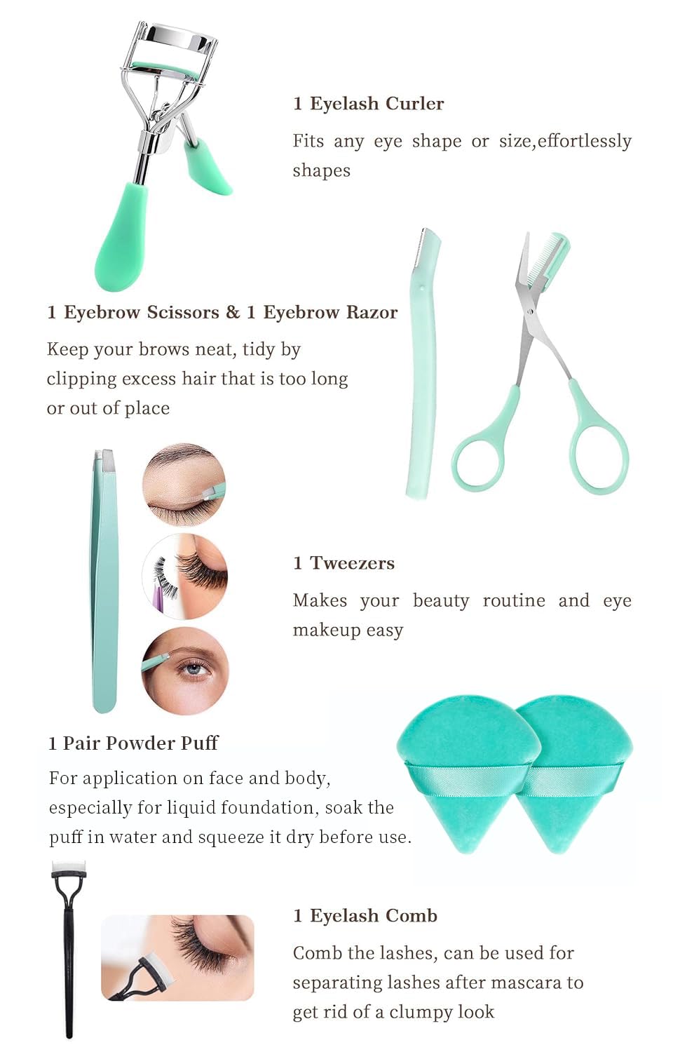 Recourbe-cils Koccido pour rehausser le regard sans effort.