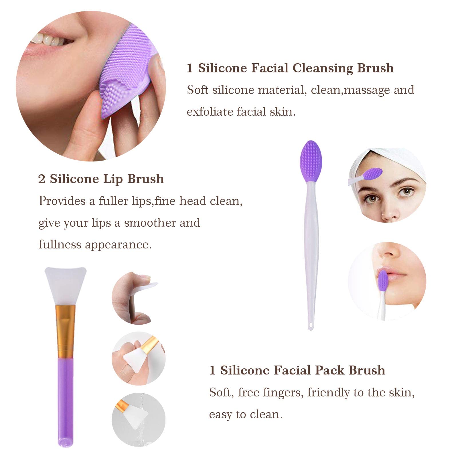 Éponges œuf et brosse silicone Koccido, accessoire pratique pour le nettoyage.
