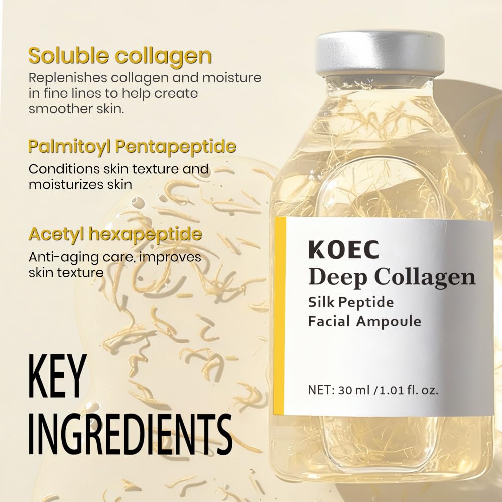 KOEC eye-area emphasis shows gentle tightening around delicate skin
