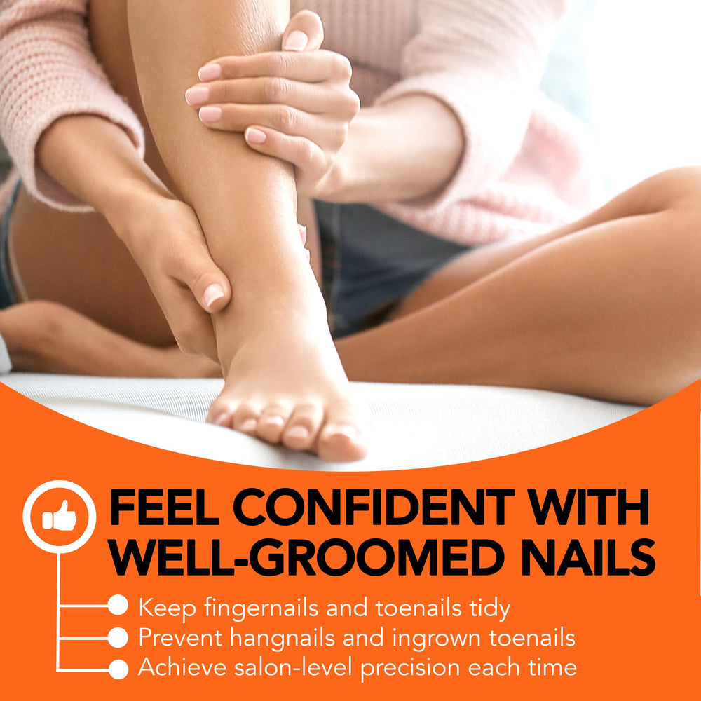KOHM Coupe-ongles design ergonomique et léger pour usage quotidien