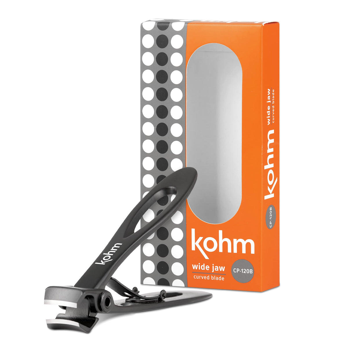 KOHM Coupe-ongles lame ultra-tranchee pour ongles épais et difficiles, coupe nette