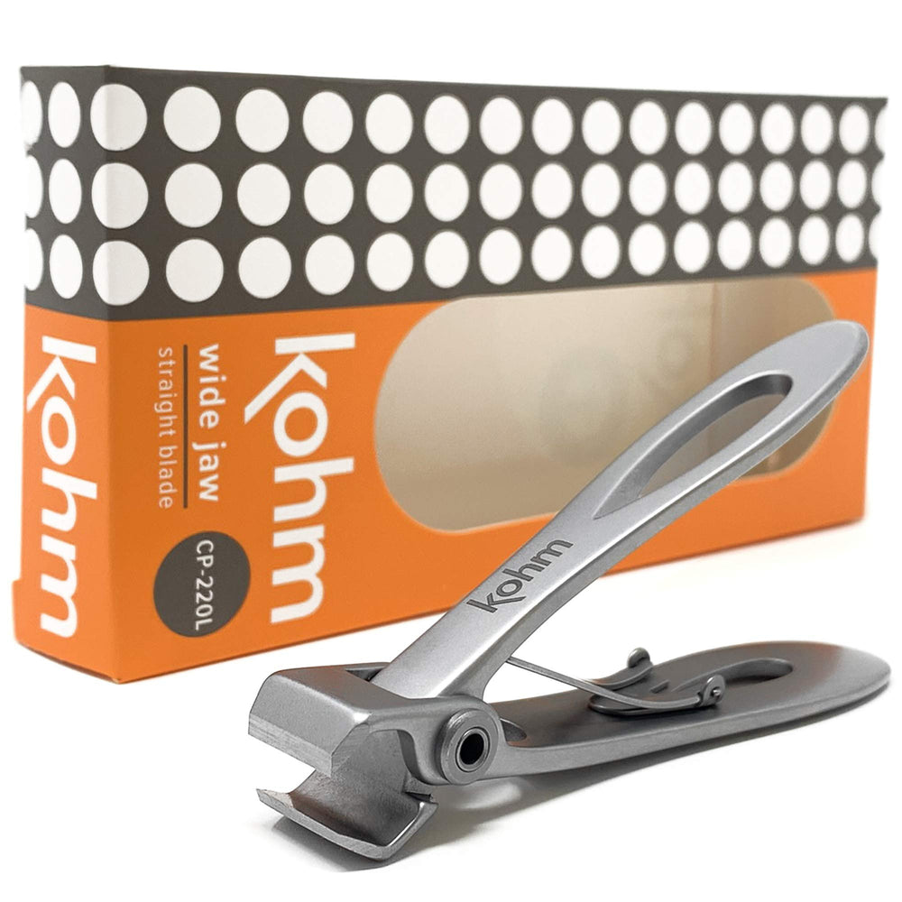 KOHM pince-ongles epais, lame droite pour coupe precise