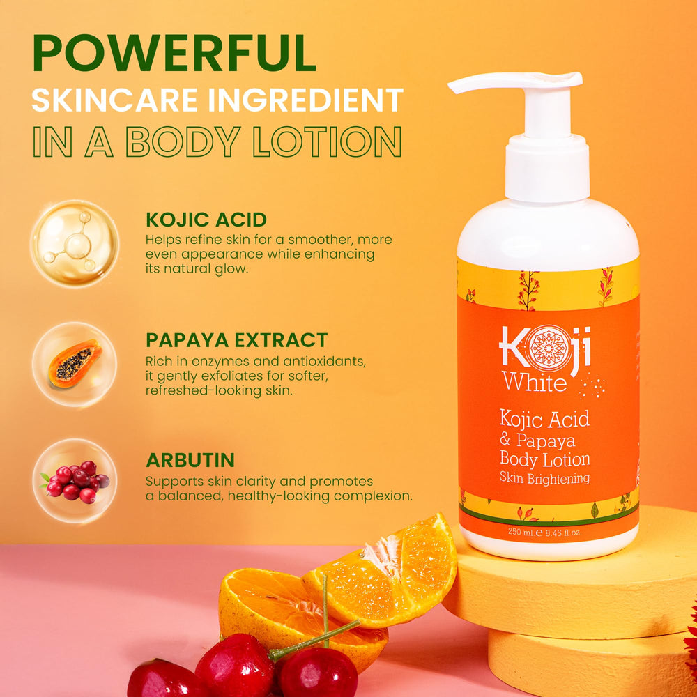 Koji White Coffret cadeau lotion corps — ritualisé et agréable à utiliser.