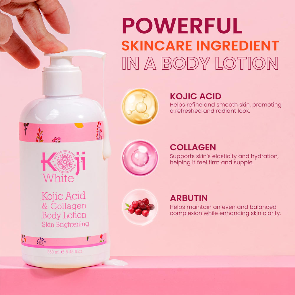 Koji White coffret cadeau vegan 2x250 ml pour soin peau